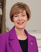 U.S. Senator for Wisconsin and first openly LGBTQ+ person elected to Congress Tammy Baldwin