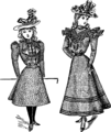 Girls' fashions, 1897