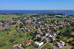 Aerial view of Trzebież
