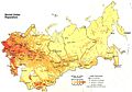 Soviet Union population density (1982)