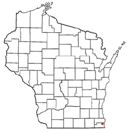 Location of Somers, Wisconsin