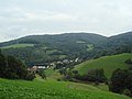 Waldskopf zwischen Löhrbach und Abtsteinach im Schollenagglomerat: pG-Gipfel, die Hänge aus Diorit und Gneis