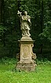 Steinfigur des Heiligen Christophorus