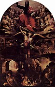 The fall of the rebellious angels (1526-1530), by Domenico Beccafumi, San Niccolò del Carmine, Siena.