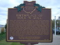 Image 20Sign commemorating the role of Alan Freed and Cleveland, Ohio, in the origins of rock and roll (from Rock and roll)