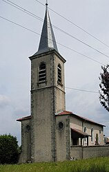 The church in Bouzanville