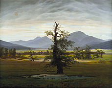 Caspar David Friedrich, The Lonely Tree (Der einsame Baum), 1822, Alte Nationalgalerie, Berlin