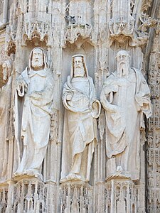 Sculpture of Apostles on the North Buttress