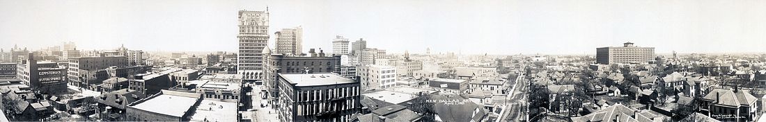 1913 Dallas panorama