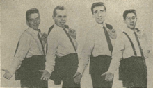 From left to right: Danny Rapp, David White, Joe Terranova, Frank Maffei