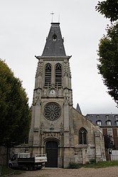 The church in Mont-Saint-Aignan