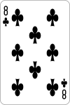 8 of clubs