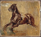 Study of a horse, jumping at a gallop, n.d.