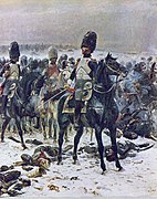Les grenadiers à cheval à la bataille d'Eylau : Haut les têtes (le colonel Lepic), 1893