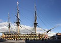 HMS Victory: the only ship of the line that is preserved.