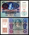 Fifty Hungarian korona