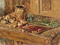 Still life with cuisine vegetables (1928)