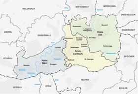 Karte von Nordostquartier (St. Gallen)