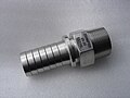 Hose barb pipe fitting in 316L