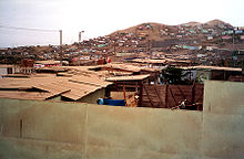 Photograph of shacks