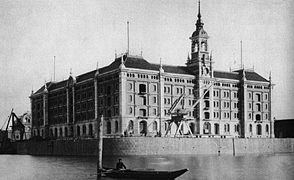 (1890) altes Speichergebäude im Zollhafen