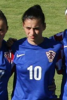 With 20 goals, Maja Joščak is the top goalscorer for the Croatia's women's national football team