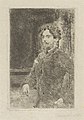 Selbstbildnis (1889), Radierung, 11,6 × 7,5 cm, Kunstmuseum aan Zee, Ostende (WVZ D 67)
