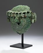 Copper alloy mask with shell, CE 1–600 Walters Art Museum, Baltimore