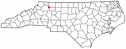 Location of Pleasant Hill, North Carolina