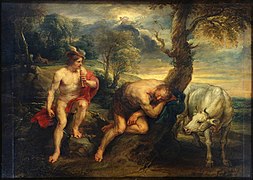 Mercury and Argus by Peter Paul Rubens (between 1635 and 1638)