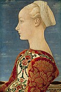 Piero del Pollaiuolo - Profile Portrait of a Young Lady - Gemäldegalerie Berlin - Google Art Project