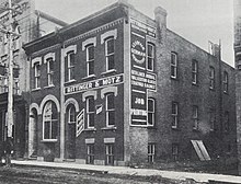 The Rittinger & Motz printing firm building.