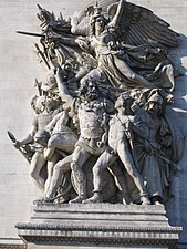 La Marseillaise by François Rude, on the Arc de Triomphe (1836)