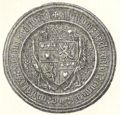 Seal of the 4th Earl of Douglas, Duke of Touraine