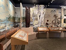 A section of the "Where the Waters Meet" exhibit located at the Timucuan Preserve Visitor Center