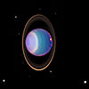 Uranus and some of its moons