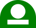 A white rectangle and a white circle, both on a green background with a domed top.