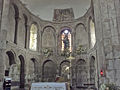 Apse interior of Church of Santa María a Real do Sar, Santiago de Compostela, Spain