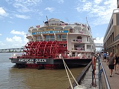 American Queen docked at the Riverwalk in 2015