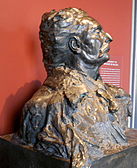 Portrait bust of Barbey d'Aurevilly, by Auguste Rodin, 1909.