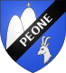 Coat of arms of Péone