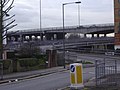 The A41 flying over A406 at Brent Cross