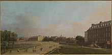 The Old Horse Guards from St James Park, 1749