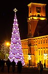Christmas tree in Warsaw, Poland.