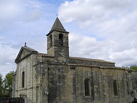 The church of Saint-Laurent-d'Aigouze