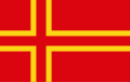 Alternative flag of Normandy, nicknamed "St. Olaf's Cross"