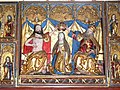 Swedish 15th-century altarpiece in carved and painted wood (Källunge Church)