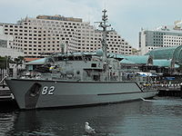 HMAS Huon im Jahr 2010