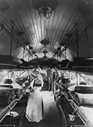 British hospital train in France during World War I