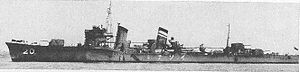 Isonami, sunk by Tautog 9 April 1943.